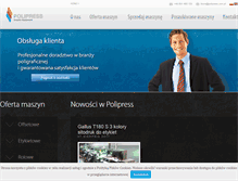 Tablet Screenshot of polipress.com.pl